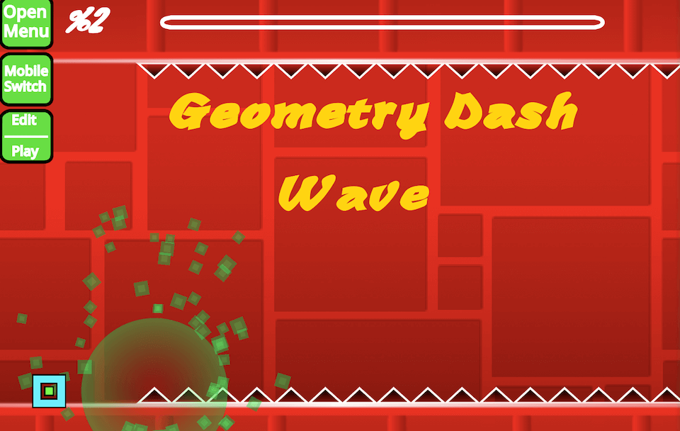 geometry dash wave banner